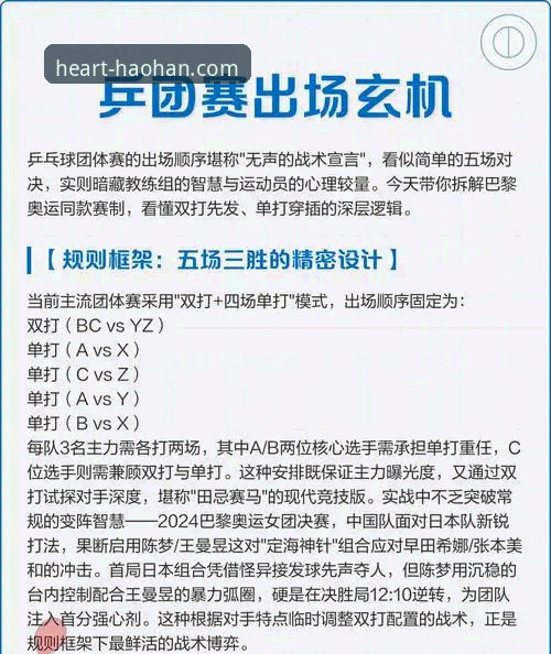 2025伦敦世乒赛完整观赛指南：中国男乒横扫英格兰的战术拆解